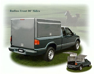 A.R.E. Deluxe Commercial Unit - Radius Front 90° Sides